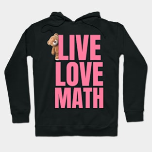 Best Math Art For Men Women Mathematics Geek Math Teacher Hoodie